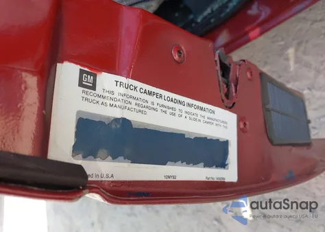 1991 Chevrolet S Truck S10 z USA, uszkodzony, nr VIN 1GCCS14Z8M2100640